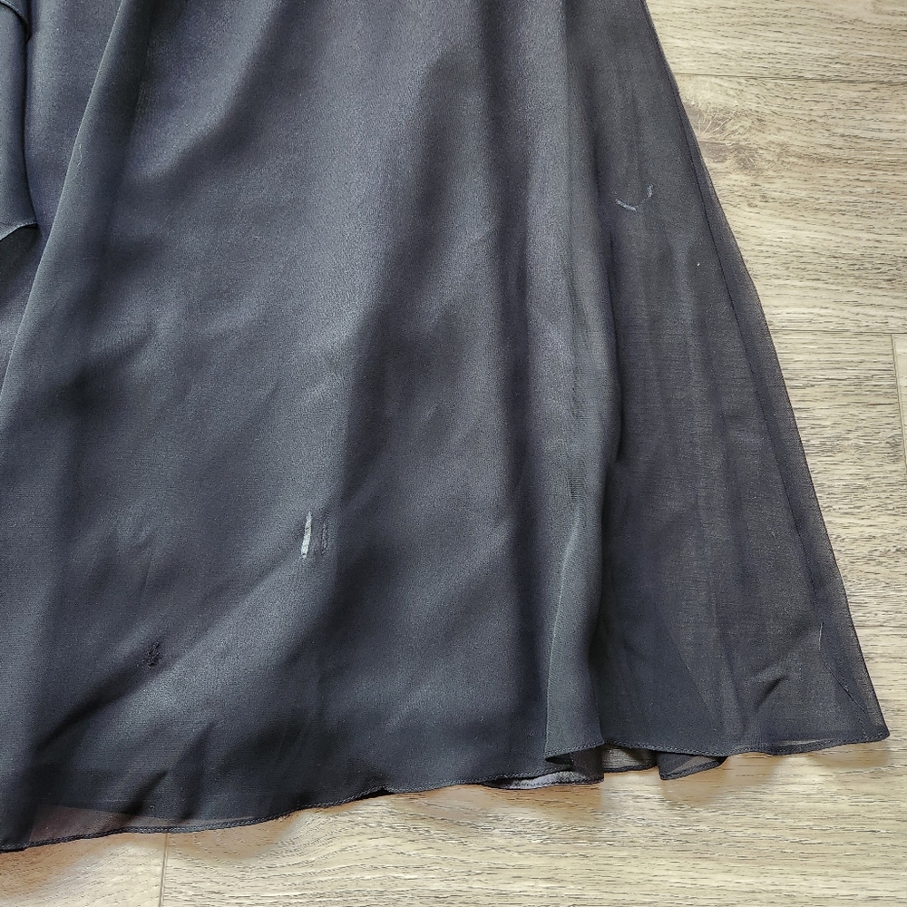 Belsoie Jasmine L1009 Black Dress Womens 12 Bridesmaid Strapless Gown - Picture 14 of 16